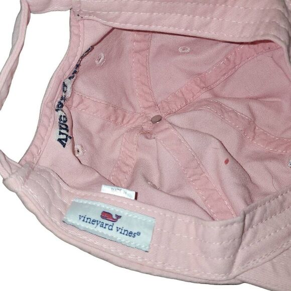 Vineyard Vines Pink Adjustable Whale Women's RV Vacay Summer Spring Hat Cap - Picture 4 of 5